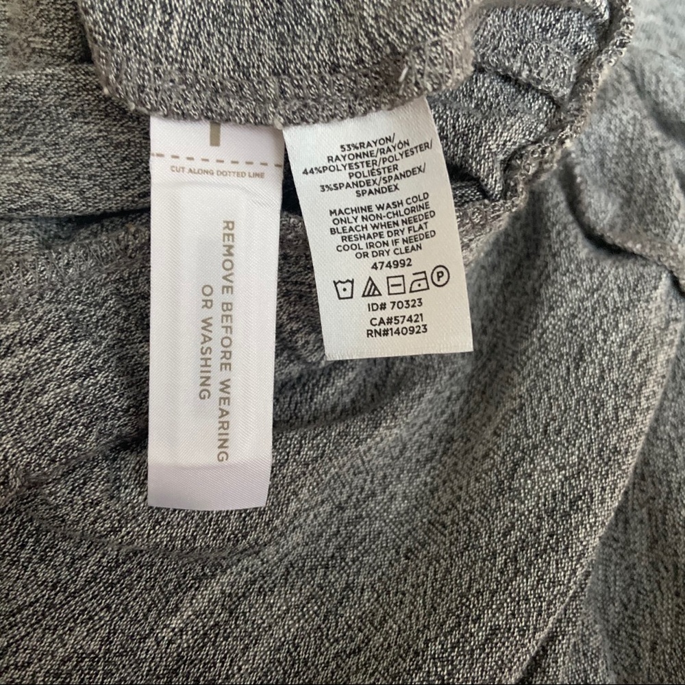 SOLD Lou & Grey Strappy Racerback Grey Jumpsuit L - Picture 5 of 5